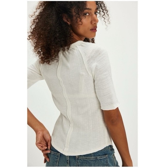 Free People We The Free Daisy Top White size Large (NWT) - Picture 2 of 5